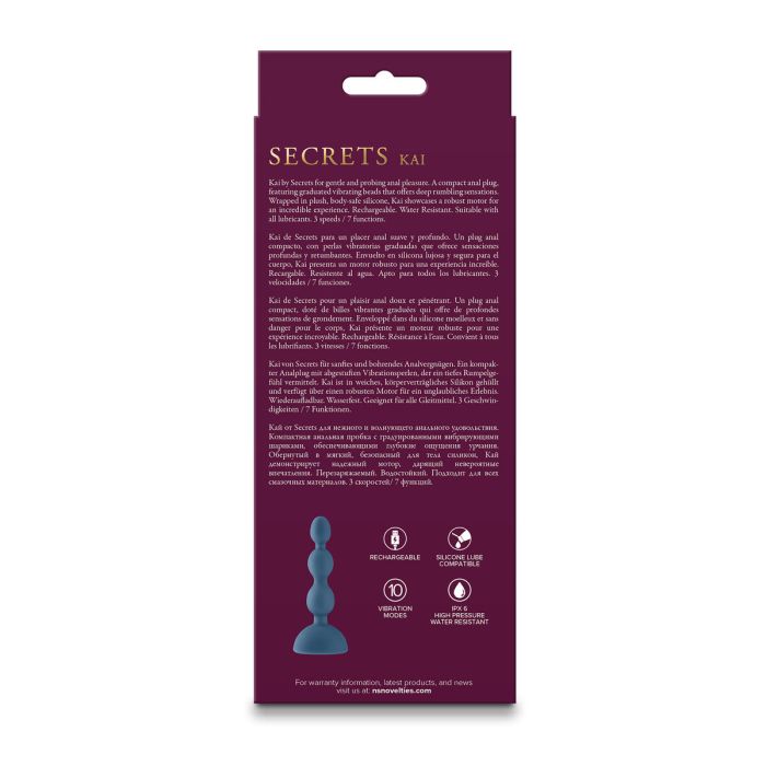 Vibrador anal NS Novelties Secrets 2