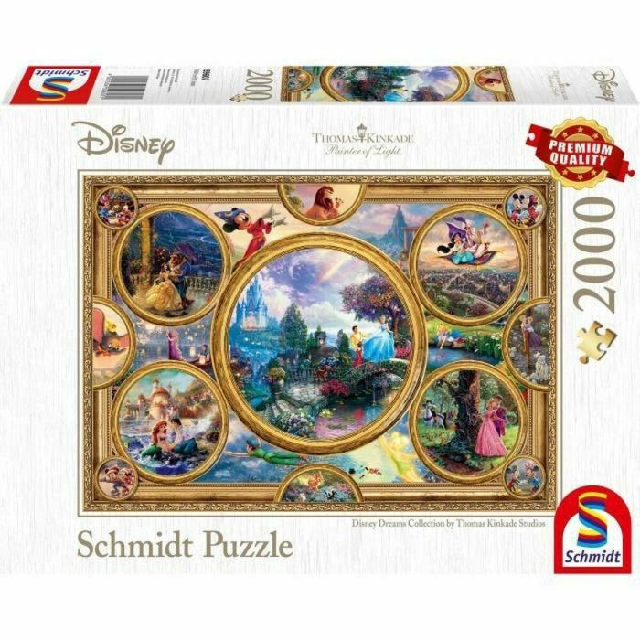 Schmidt Spiele Puzzle 2000 Piezas Colección Disney Dreams