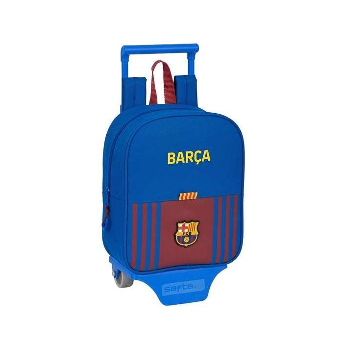 Mochila Escolar con Ruedas F.C. Barcelona M280 Granate Azul marino Mochila Escolar con Ruedas F.C. Barcelona M280 Granate Azul marino