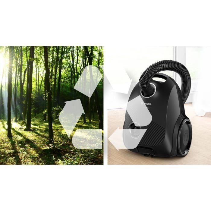 BOSCH GL20S Negro - Aspirador con bolsa - 600 W - Nivel sonoro 80 dB 5 BOSCH GL20S Negro - Aspirador con bolsa - 600 W - Nivel sonoro 80 dB 5