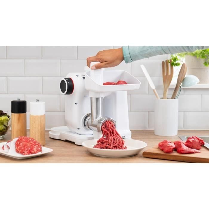 Accesorio picadora de carne - BOSCH - MUZS2FWW - Blanco - Acero satinado 1 Accesorio picadora de carne - BOSCH - MUZS2FWW - Blanco - Acero satinado 1