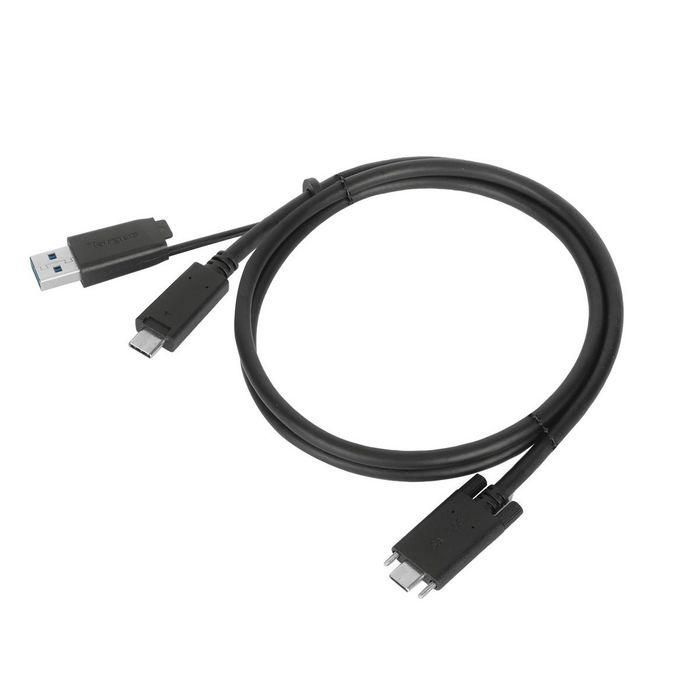 Targus Cable USB-C a USB-C/USB-A Macho-Macho 1.8m para Transferencia de Datos 4