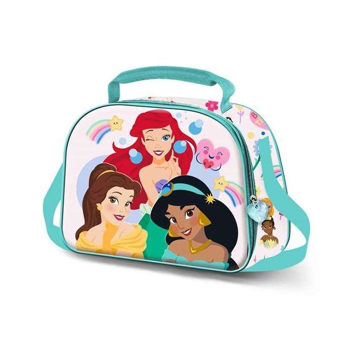 Karactermania Bolsa Portamerienda 3D Princesas Disney Rainbows 25.5x10x20 cm