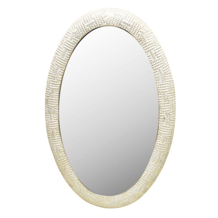 Espejo de pared Home ESPRIT Blanco Dorado Oriental 1 Espejo de pared Home ESPRIT Blanco Dorado Oriental 1