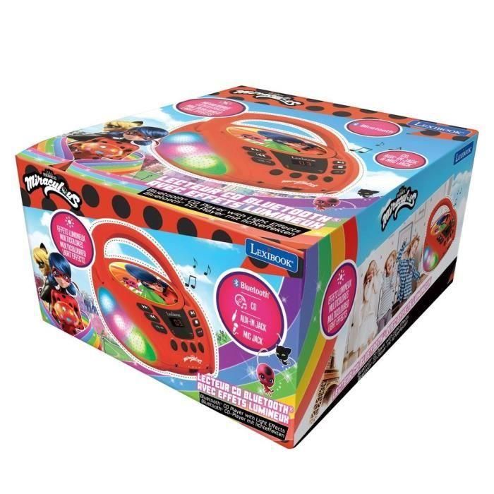 MIRACULOUS - Reproductor de CD Bluetooth - Iluminado 4 MIRACULOUS - Reproductor de CD Bluetooth - Iluminado 4