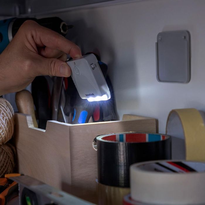 Luz LED con Sensor de Movimiento Lumtoo InnovaGoods 2 Unidades 13 Luz LED con Sensor de Movimiento Lumtoo InnovaGoods 2 Unidades 13