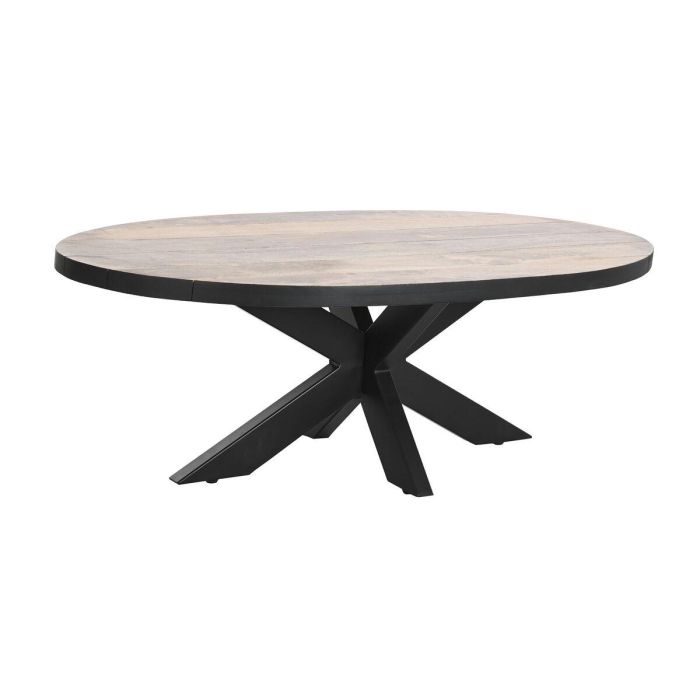 Mesa Centro Loft DKD Home Decor Natural Negro 70 x 45 x 130 cm