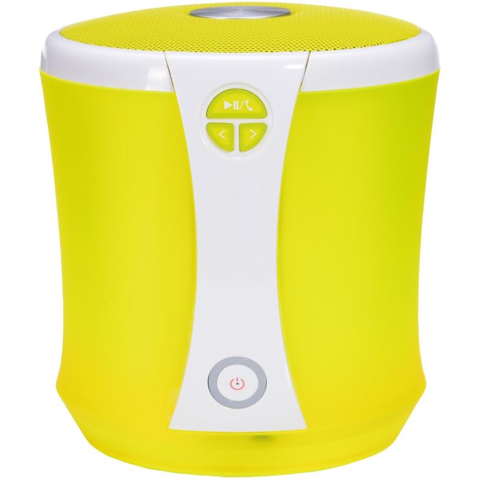 Terratec Altavoz Bluetooth CONCERT BT NEO Portátil 2x 3W RMS con Micrófono, AUX-in, Micro-SD, Batería 2200mAh Amarillo 2