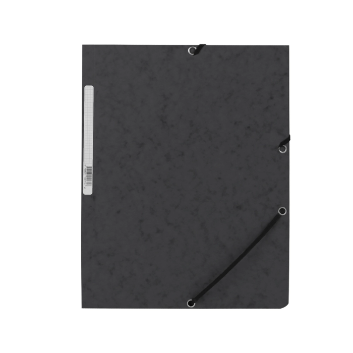 Q-connect Carpeta kf02169 Solapas Gomas Simil-prespan Negra 320x243 mm 1