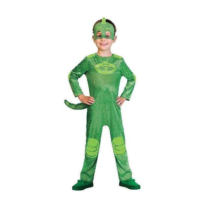 Disfraz pj masks gekko verde talla 2-3 años Disfraz pj masks gekko verde talla 2-3 años