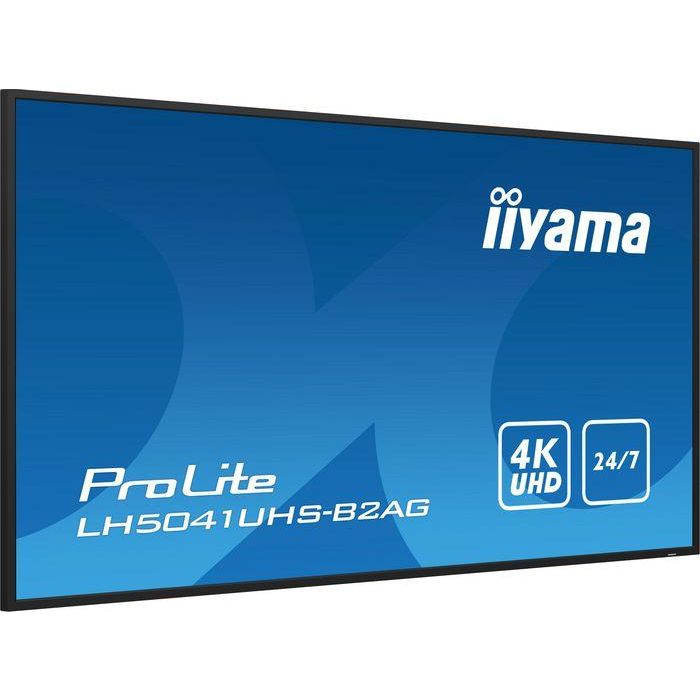 iiyama LH5041UHS-B2AG pantalla de señalización Pantalla plana para señalización digital 127 cm (50") LCD 500 cd / m² 4K Ultra HD Negro 24/7 5 iiyama LH5041UHS-B2AG pantalla de señalización Pantalla plana para señalización digital 127 cm (50") LCD 500 cd / m² 4K Ultra HD Negro 24/7 5