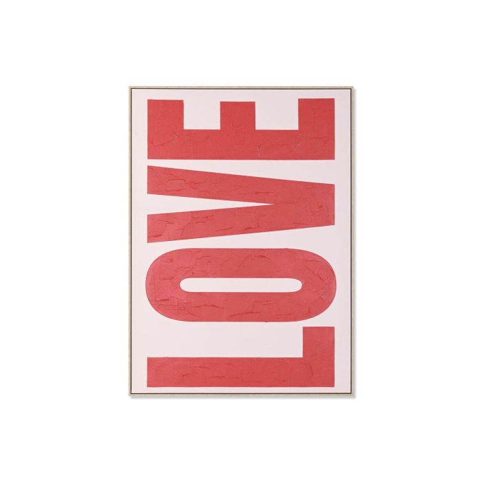 Cuadro Home ESPRIT Love Rojo Rosa Moderno 103 x 4,5 x 143 cm 103 x 4 x 143 cm Cuadro Home ESPRIT Love Rojo Rosa Moderno 103 x 4,5 x 143 cm 103 x 4 x 143 cm