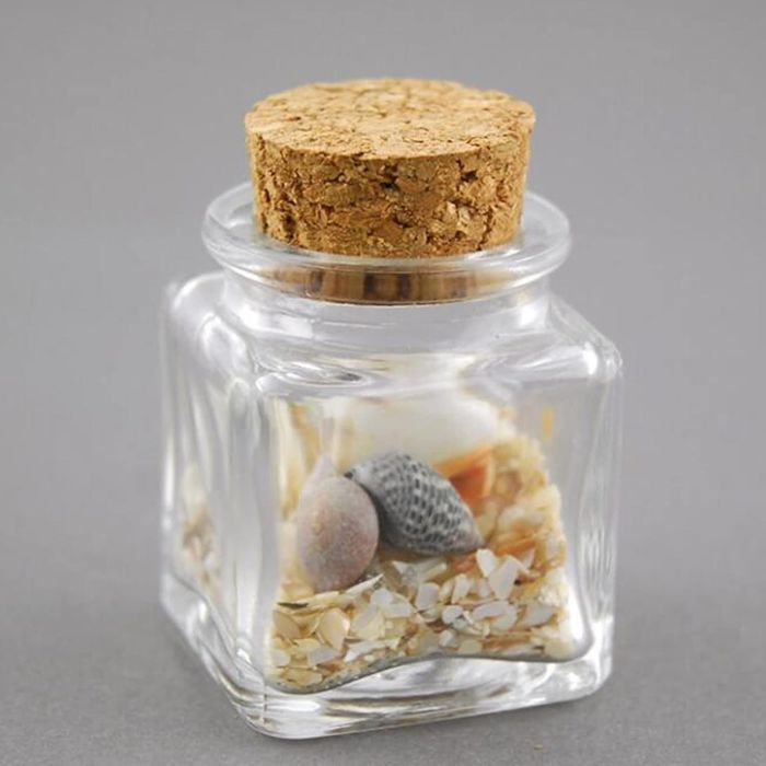 Tarrito de vidrio con tapón de corcho 50 ml - La Mediterranea (36 Unidades) 3 Tarrito de vidrio con tapón de corcho 50 ml - La Mediterranea (36 Unidades) 3