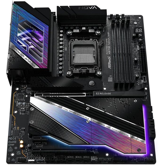 ASROCK X870E Nova WiFi (AM5) (D) Placa base AMD Zócalo AM5, Ryzen 7000/8000/9000, DDR5, Wi-Fi 7, ATX 7 ASROCK X870E Nova WiFi (AM5) (D) Placa base AMD Zócalo AM5, Ryzen 7000/8000/9000, DDR5, Wi-Fi 7, ATX 7