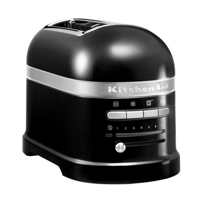 Tostadora 2 Ranuras Artisan Negro KITCHENAID 5KMT2204EOB