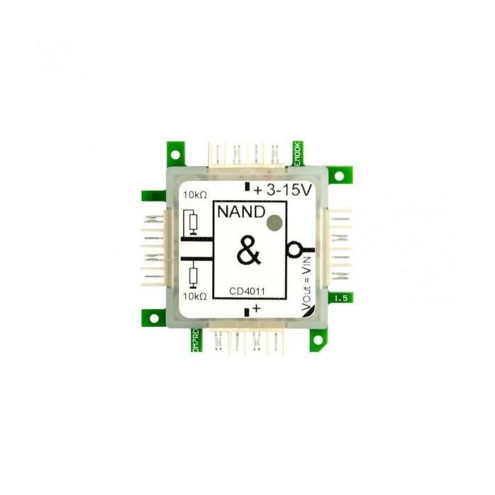 ALLNET ALL-BRICK-0057 Brick'R'knowledge Logik NAND CD4011 para compatibilidad con Brick'R'knowledge, peso 100g