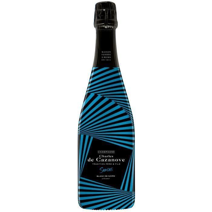 Champagne Charles de Cazanove White of Blacks Extra Brut Senses - 75 CL 2 Champagne Charles de Cazanove White of Blacks Extra Brut Senses - 75 CL 2