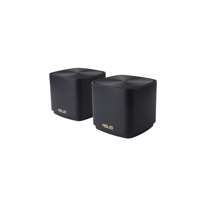 ASUS XD4 Plus (B-2-PK) Router Malla Wi-Fi 6 Doble Banda (2.4/5GHz) Negro Pack 2 0 ASUS XD4 Plus (B-2-PK) Router Malla Wi-Fi 6 Doble Banda (2.4/5GHz) Negro Pack 2 0