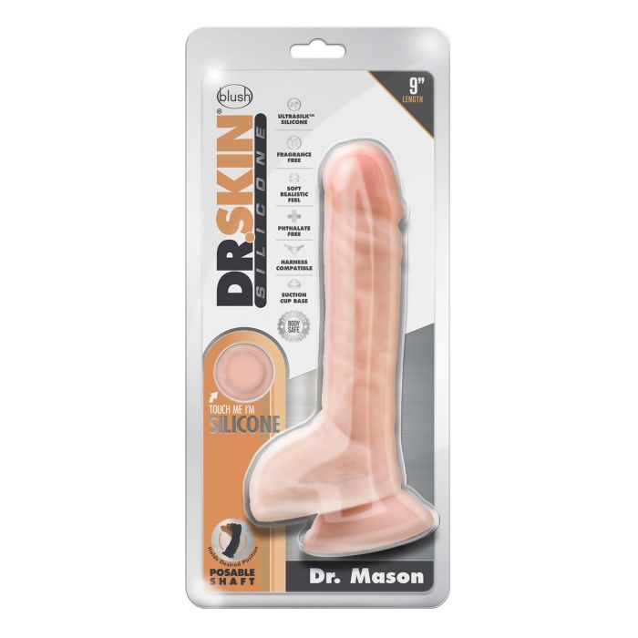 Consolador Realista Blush Dr Skin Silicona Ø 4,4 cm (16,5 cm) 1 Consolador Realista Blush Dr Skin Silicona Ø 4,4 cm (16,5 cm) 1