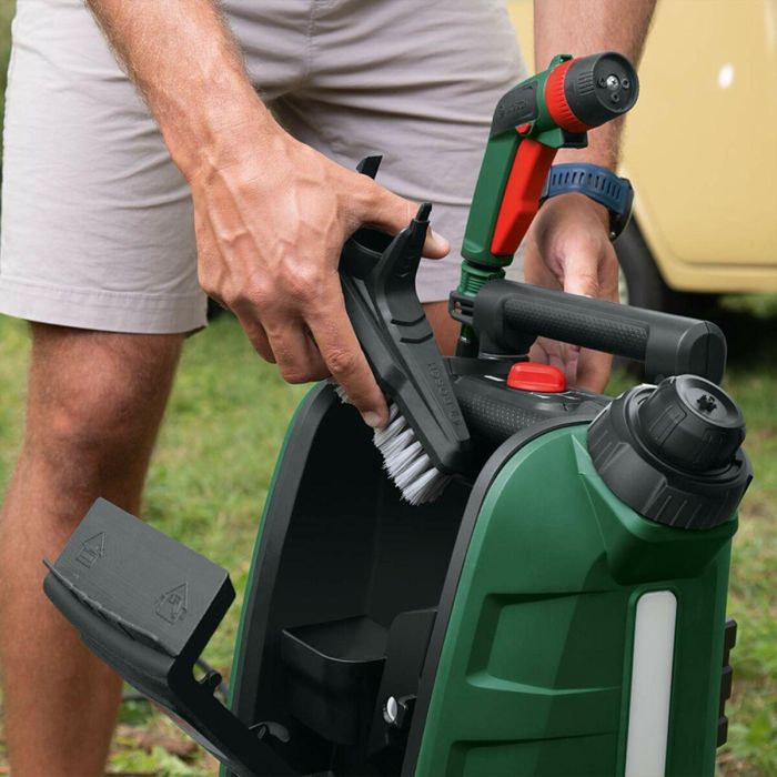 Bosch Fontus Hidrolimpiadora a Batería 18V System, Baja Presión 1-12 bares, Depósito 15L, Limpieza Exterior e Interior, sin batería 2