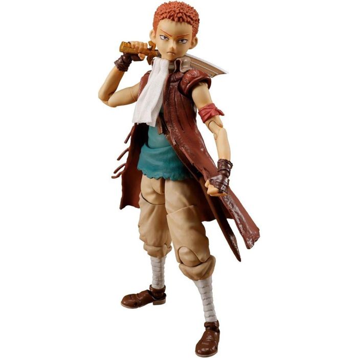 S.H Figuarts Figura Articulada Isidro Berserk 12,5cm con Manos y Caras Intercambiables, Daga Salamandra y Accesorios 3