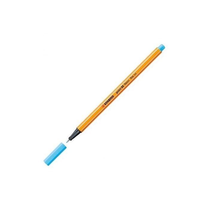 Stabilo Rotulador Point 88 Azul Neón Caja 10 Ud Stabilo Rotulador Point 88 Azul Neón Caja 10 Ud
