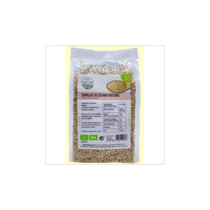 ECO SALIM Sésamo Natural 250g Bio Vegan Semillas Ecológicas