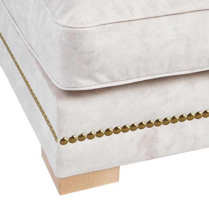 Sofá Chaise Longue Beige Tejido Salón 114 X 155 X 92 cm