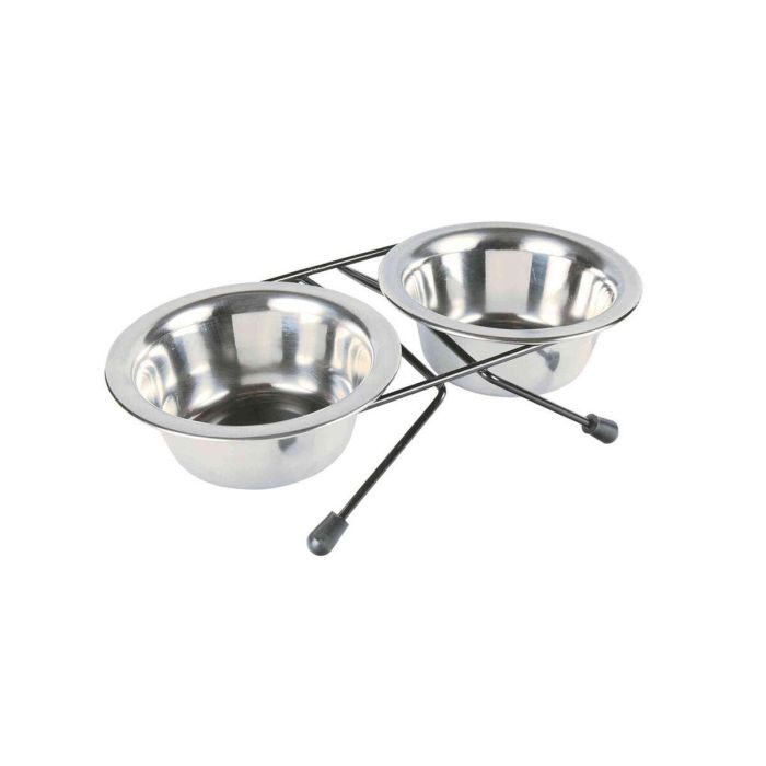 Comedero para Perro Trixie Eat on Feet Acero Inoxidable 200 ml Doble 2 x 200 ml 11 cm 0 Comedero para Perro Trixie Eat on Feet Acero Inoxidable 200 ml Doble 2 x 200 ml 11 cm 0