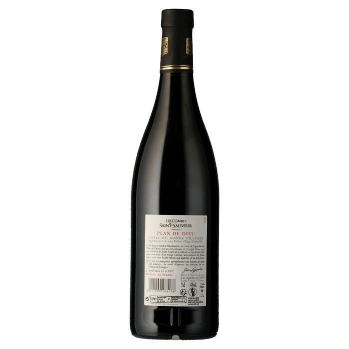 Les Combes de Saint-Sauveur 2019 Côtes du Rhône Village Plan de Dieu - Vino tinto del Valle del Ródano 2 Les Combes de Saint-Sauveur 2019 Côtes du Rhône Village Plan de Dieu - Vino tinto del Valle del Ródano 2