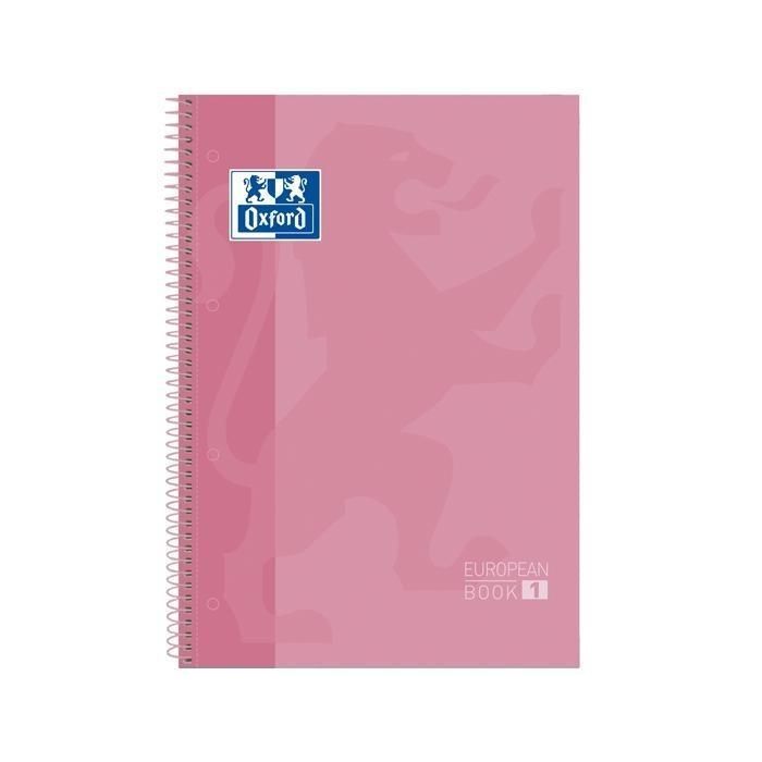 Oxford Cuaderno Classic Europeanbook 1 Write&Erase 80H A4+ 1 Linea Microperforado T-Extradura -Pack 5 Ud- Rosa Chicle Oxford Cuaderno Classic Europeanbook 1 Write&Erase 80H A4+ 1 Linea Microperforado T-Extradura -Pack 5 Ud- Rosa Chicle