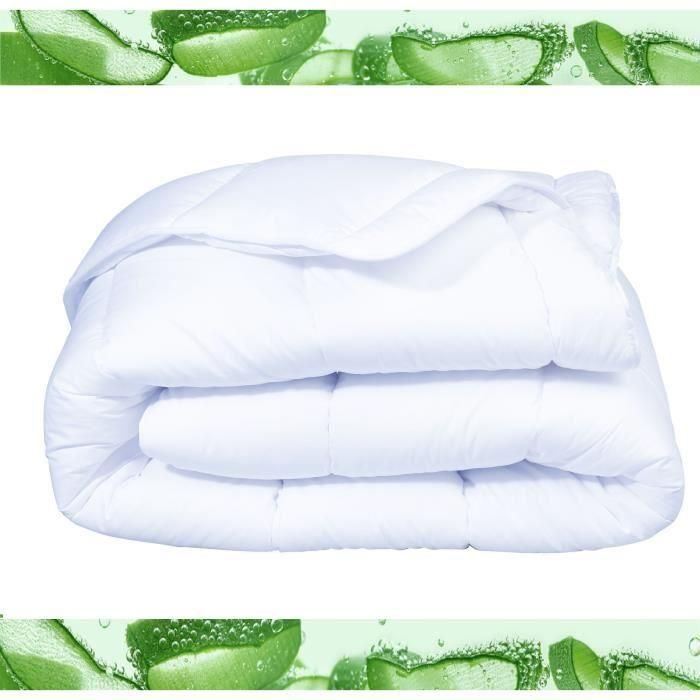 DODO Edredón ALoe 140x200 cm - Templado - 300 g/m² - Edredón individual - Suave y confortable - Blanco 1 DODO Edredón ALoe 140x200 cm - Templado - 300 g/m² - Edredón individual - Suave y confortable - Blanco 1