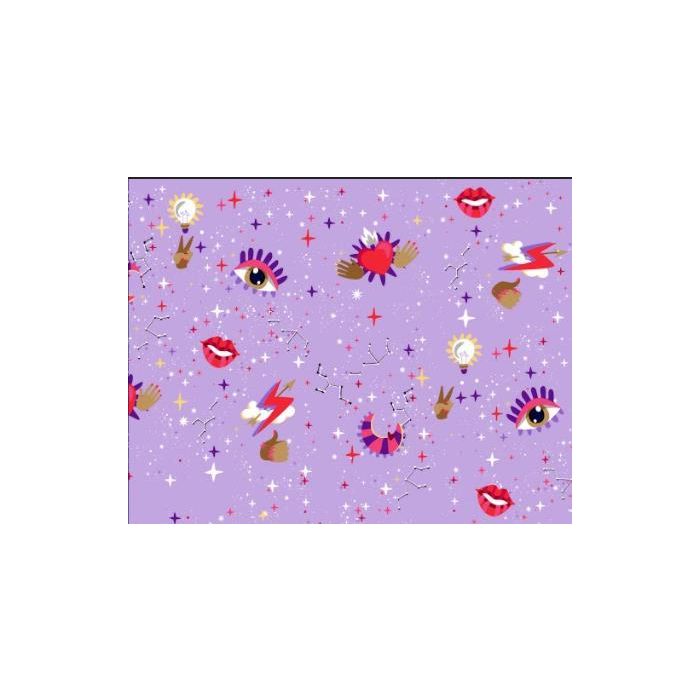 Bandeja Moderno DKD Home Decor Lila 38 x 7 x 48 cm 1