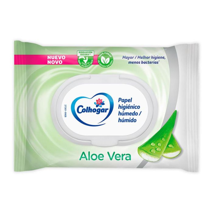 Colhogar Papel higiénico húmedo con aloe vera, 42 unidades 0 Colhogar Papel higiénico húmedo con aloe vera, 42 unidades 0