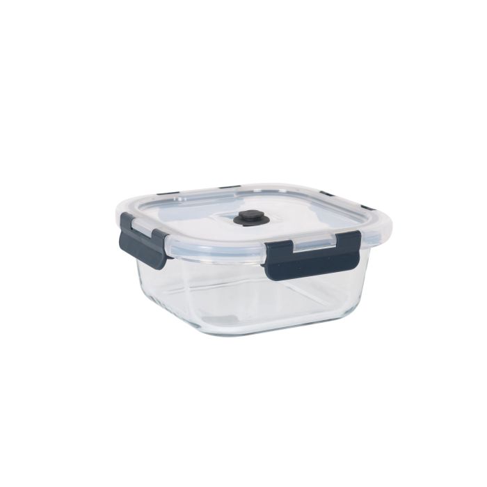 Quttin Fiambrera Cuadrada con Tapa, 750 cc, 16.5 x 16.5 x 6.9 cm (6 Unidades) 2