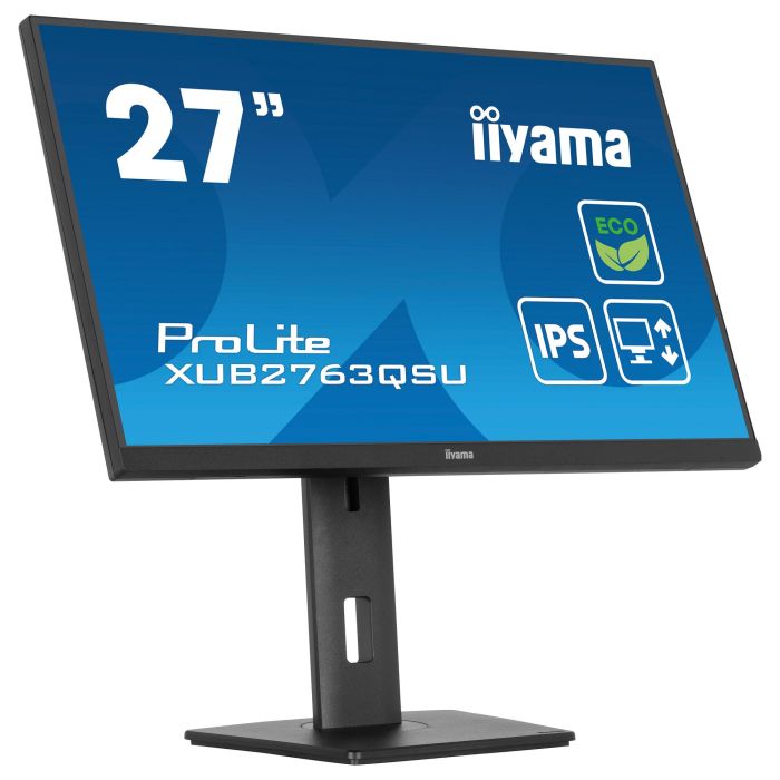iiyama ProLite XUB2763QSU-B1 Monitor 27" QHD 1440p IPS 100Hz 2ms Negro 10 iiyama ProLite XUB2763QSU-B1 Monitor 27" QHD 1440p IPS 100Hz 2ms Negro 10