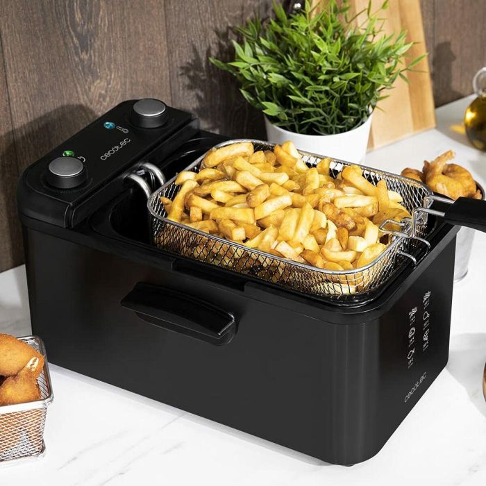 Freidora Cecotec CleanFry Infinity 3000 3 L 2400W Negro 2400 W 1 Freidora Cecotec CleanFry Infinity 3000 3 L 2400W Negro 2400 W 1