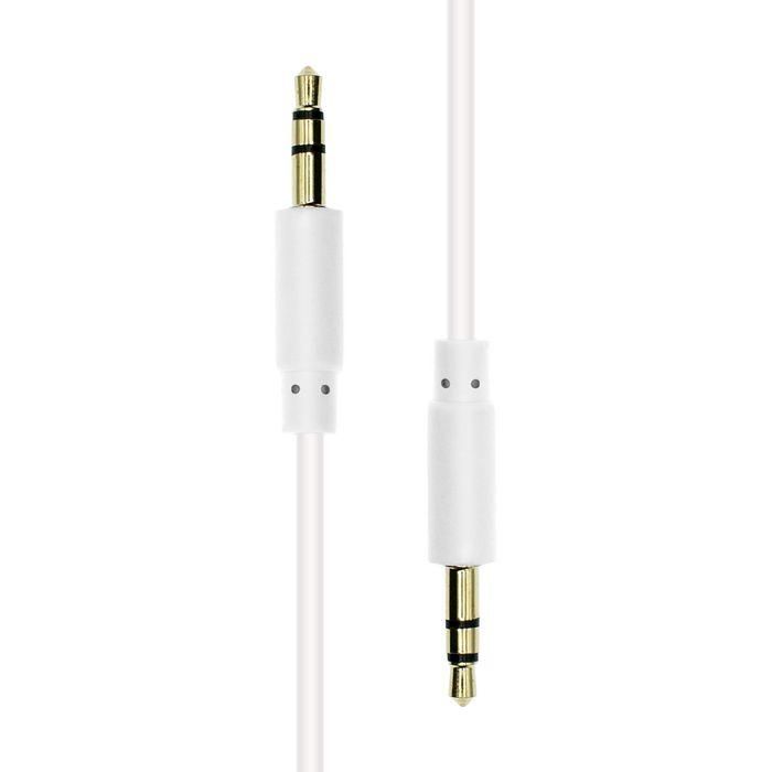 ProXtend Cable Mini-Jack 3-Pin Slim Macho-Macho Blanco 10M 1
