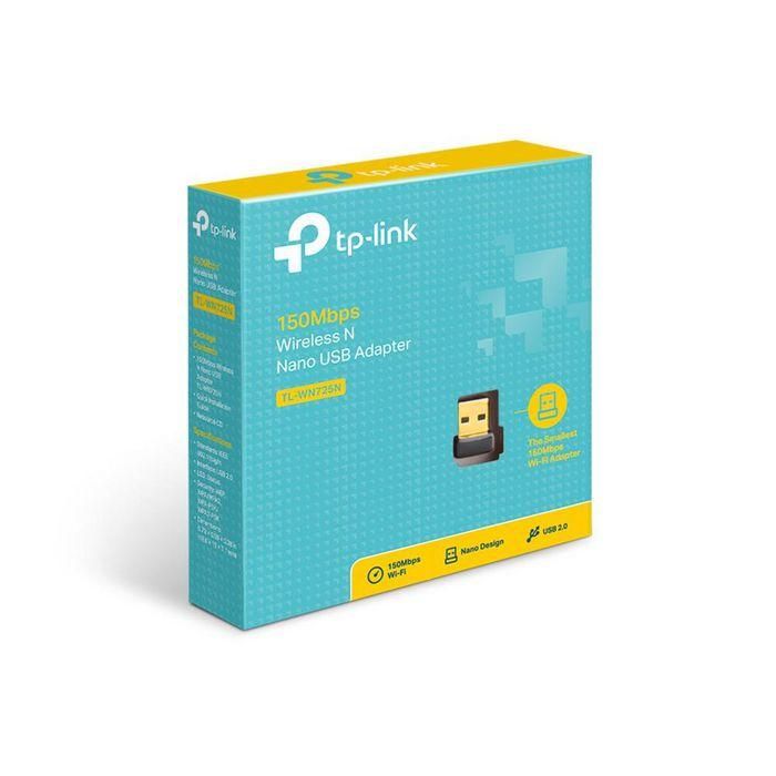 TP-Link TL-WN725N Adaptador USB WiFi Nano Inalámbrico N 150Mbps USB 2.0 2.4GHz para PC Windows Mac Linux 3
