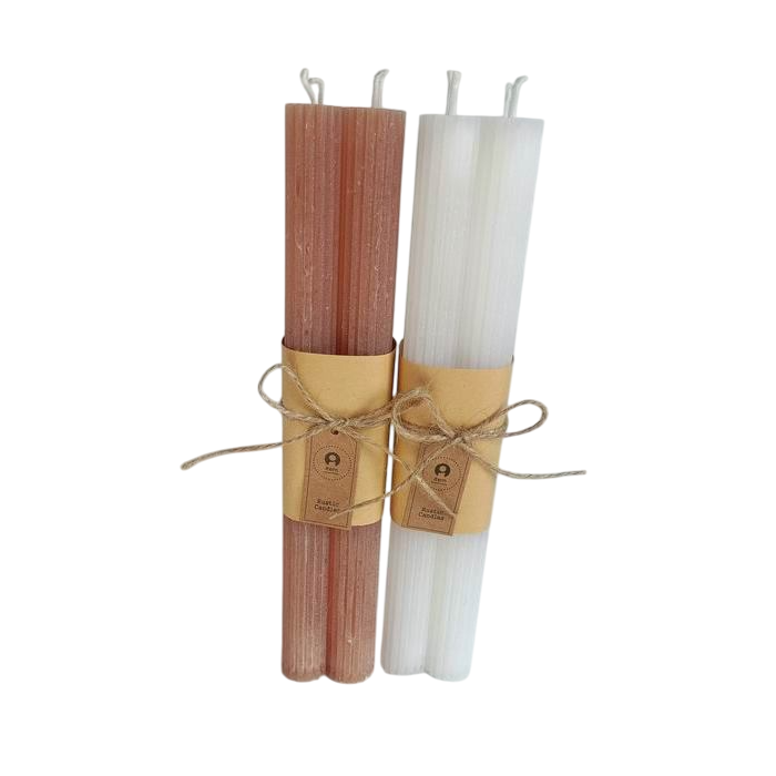 Vela Navidad Alpina DKD Home Decor Blanco Marron 2 x 23.5 x 2 cm Set de 4 (12 Unidades) 0 Vela Navidad Alpina DKD Home Decor Blanco Marron 2 x 23.5 x 2 cm Set de 4 (12 Unidades) 0