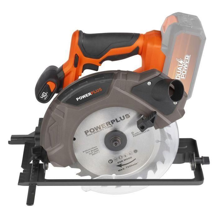 Sierra circular inalámbrica 40V Ø185 mm - Powdp25230 de potencia dual - Entregado sin batería o cargador 1 Sierra circular inalámbrica 40V Ø185 mm - Powdp25230 de potencia dual - Entregado sin batería o cargador 1