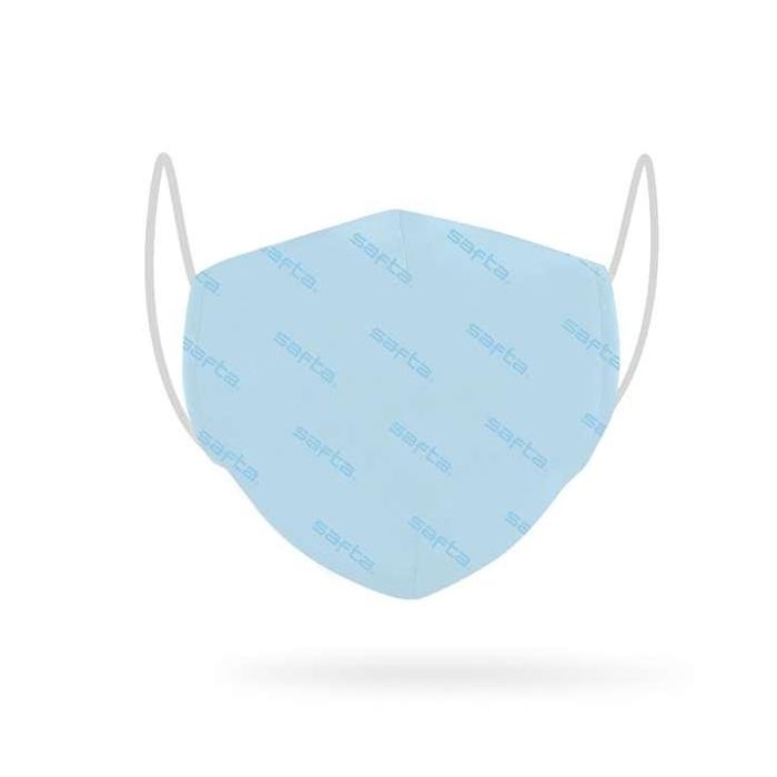 Mascarilla Higiénica de Tela Reutilizable Safta Adulto Azul cielo