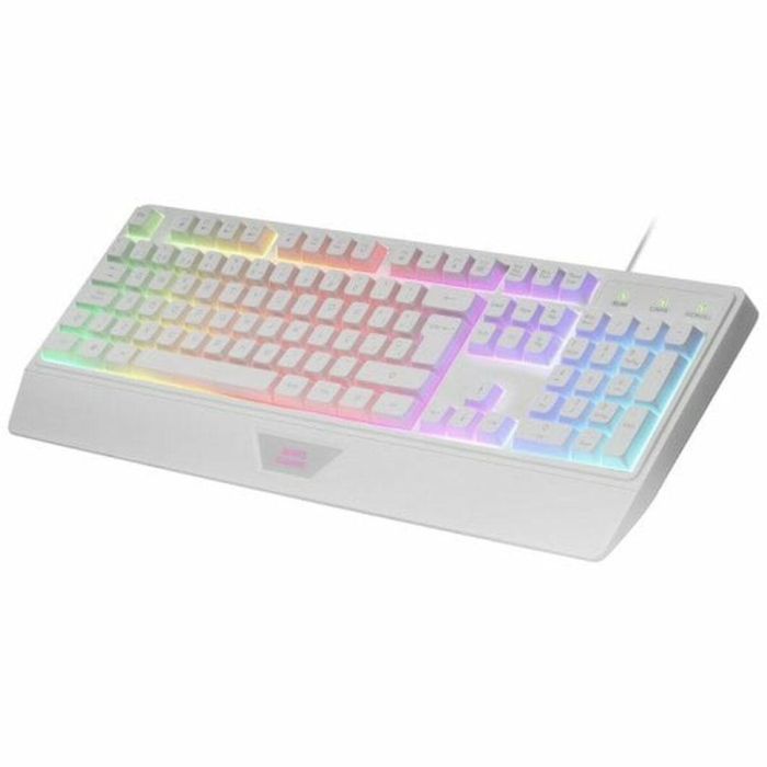 Teclado Mars Gaming Blanco 4