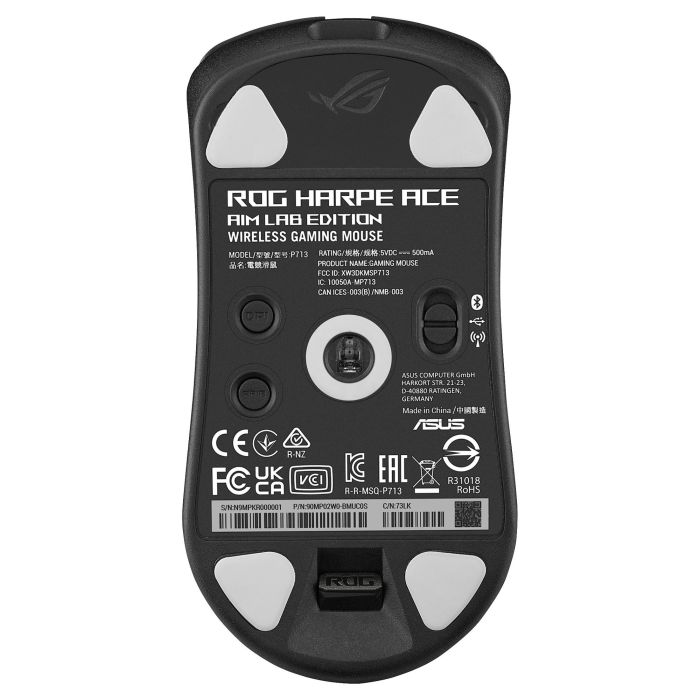 ASUS ROG Harpe Ace Aim Lab Edition Ratón Gaming Inalámbrico Óptico 36000 DPI Negro Ambidextro