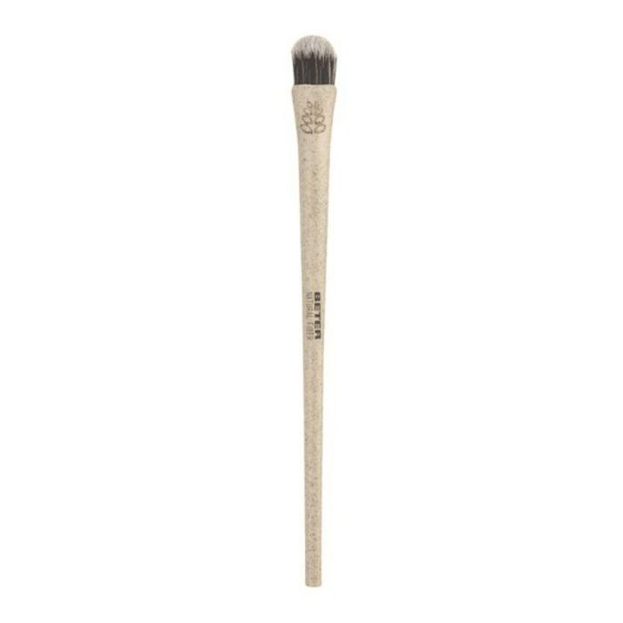 Beter Pincel Corrector de Maquillaje de Precisión Fibra Natural Suave y Ecológico #beige, 100% Biodegradable - 1 ud