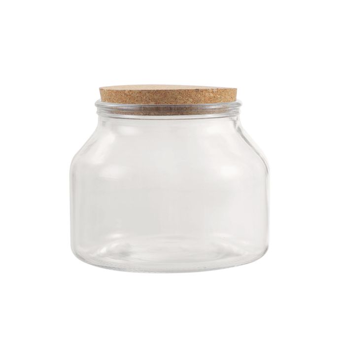 Tarro de vidrio con tapón de corcho 1600 ml - La Mediterranea (8 Unidades) 4 Tarro de vidrio con tapón de corcho 1600 ml - La Mediterranea (8 Unidades) 4