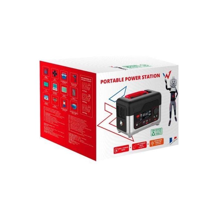 Wonder WX600 Power Station Portátil 72800mAh 600W | Batería Externa Ligera con 9 Salidas Versátiles, Carga Solar, Red y Coche 3 Wonder WX600 Power Station Portátil 72800mAh 600W | Batería Externa Ligera con 9 Salidas Versátiles, Carga Solar, Red y Coche 3