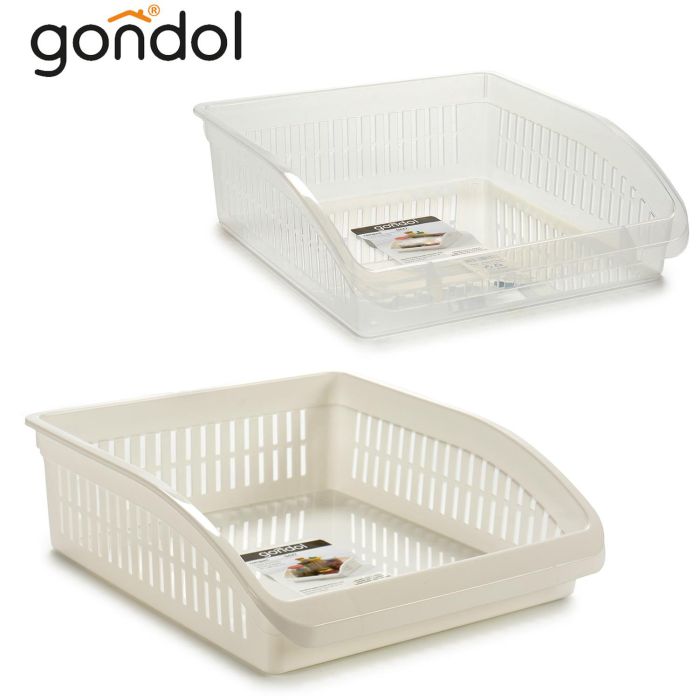 Organizador de Cocina Blanco Gondol 26x8.5x29 cm - Plástico (24 Unidades) 1 Organizador de Cocina Blanco Gondol 26x8.5x29 cm - Plástico (24 Unidades) 1