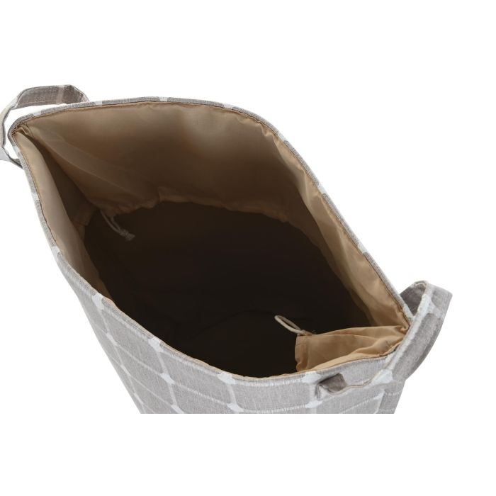 DKD Home Decor Cesta Basicos Gris Beige 35 x 55 x 35 cm (4 Unidades) 3