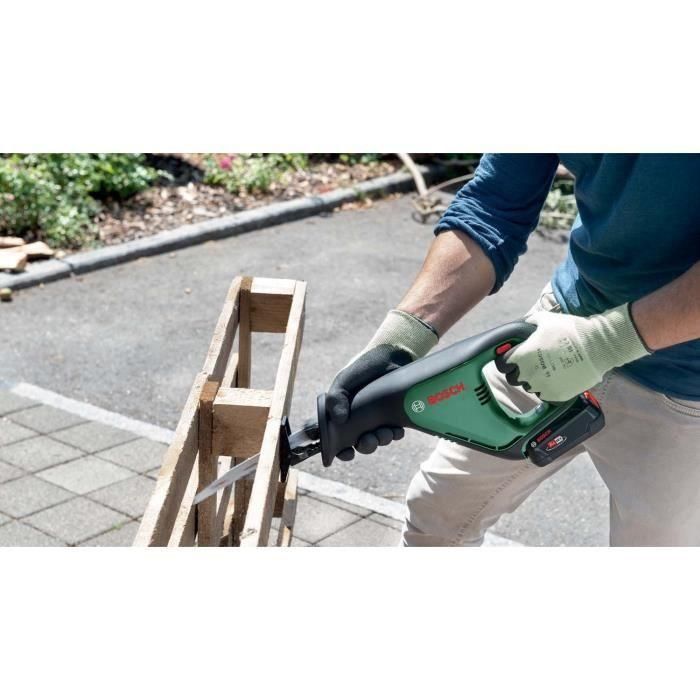 Bosch AdvancedRecip18 Sierra Recíproca a Batería | Kit con 1 Batería 2,5Ah | Cortes Rápidos y Baja Vibración 3 Bosch AdvancedRecip18 Sierra Recíproca a Batería | Kit con 1 Batería 2,5Ah | Cortes Rápidos y Baja Vibración 3
